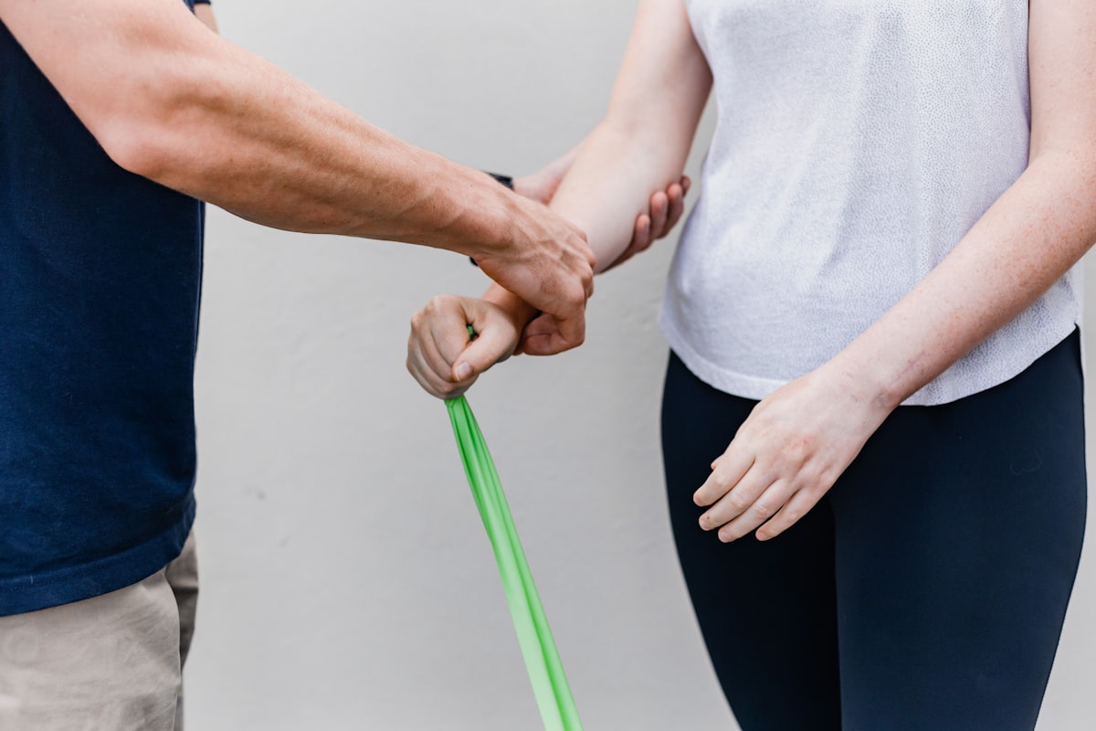Healthy posture and alignment during rehabilitation